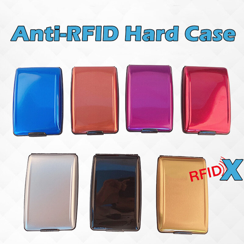 1PC RFID มัดและการถอนกระเป๋าสตางค์ ID บัตรเครดิตบัตรอลูมิเนียม ABS Integrated Card กล่อง dropshipping