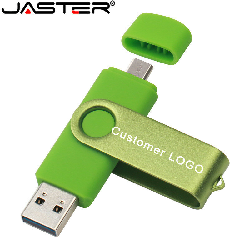 JASTER Best OTG USB 2.0 Flash Drive cle usb 2.0 stick 4GB 8GB 16GB 32GB 64GB pen drive Smartphone Pendrive