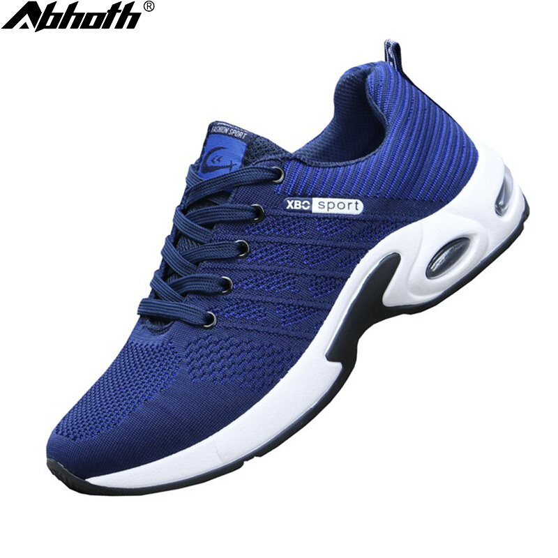 Abhoth Casual Shoes Men Soft Light Breathable Mesh Comfortable Fashion Sneakers Men Air Cushion Outdoor Walking Shoes Large Size