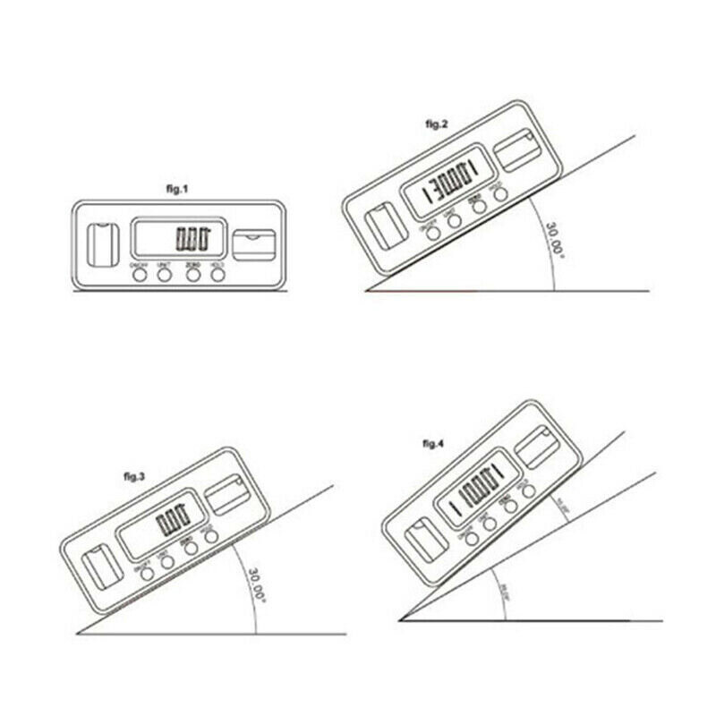 90 ° Magnet Digital Penemu Sudut Busur Derajat Kotak Tingkat Elektronik Digital Alat Pengukur Sudut Inclinometer dengan Magnet Portabel