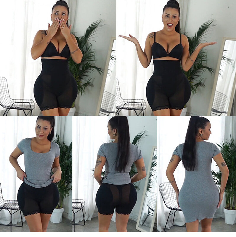 Twinso สูงเอวเทรนเนอร์ใหญ่ตูดเซ็กซี่ Butt Lifter Push Up สะโพก Enhancer ผู้หญิงชุดชั้นใน Body Shaper ควบคุมกางเกง s-6XL