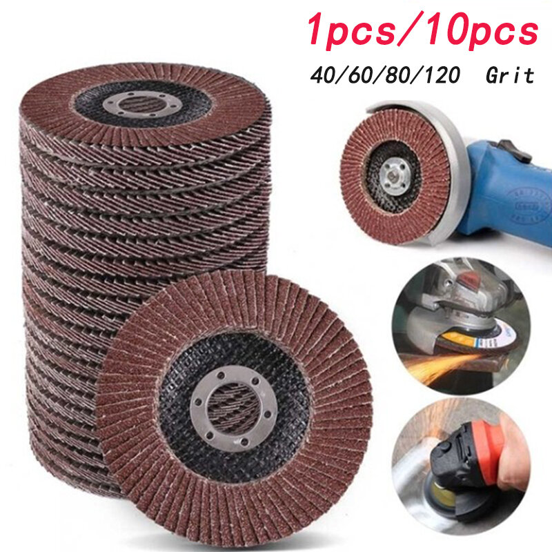 1Pcs 100mm Flap Discs 40/60/80/120 Grit Grinding Wheels Blades for Angle Grinder Sanding Disk Grinding Wheel Abrasive Tools