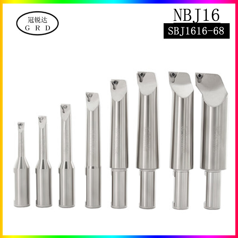 NBJ16 Boring Tool Bar SBJ1616 Kedalaman 68 Mm Rentang 16 Mm-21 Mm Bar Membosankan Kepala Membosankan Kepala bar Baik Boring Tool Bar