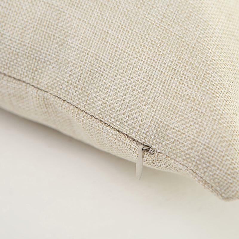 Funda de almohada de algodón y lino con estampado romántico de nutria, funda de almohada decorativa, ZT250