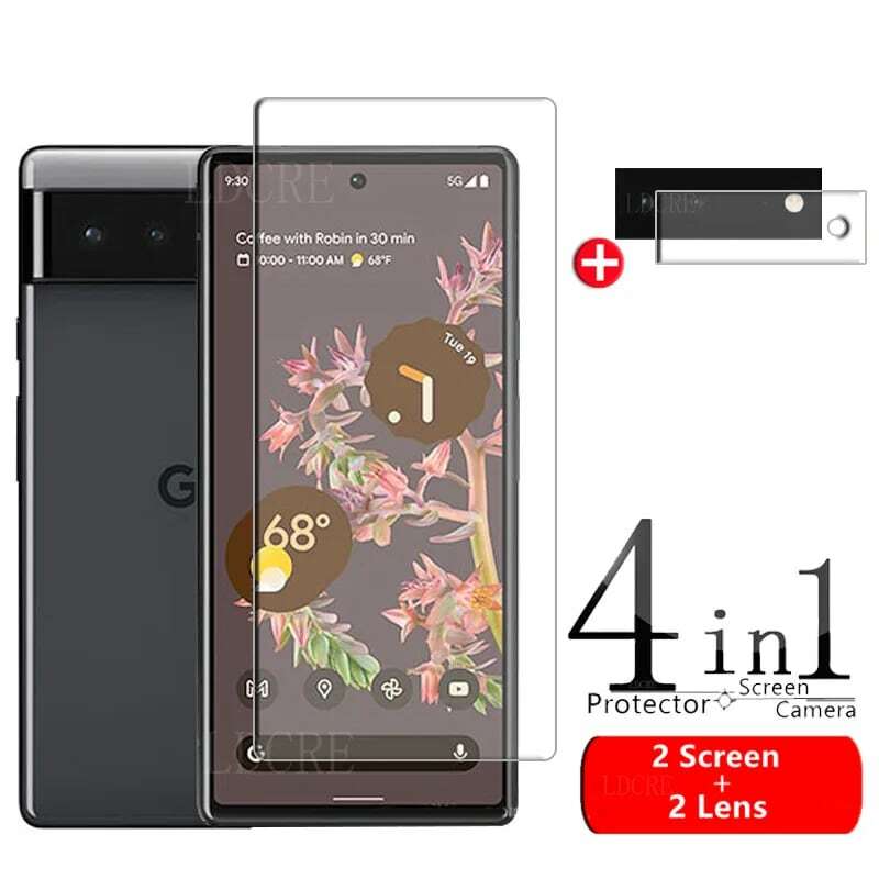 For Google Pixel 6 Glass For Google Pixel 6 Screen Protector Phone Film Transparent Tempered Glass For Google Pixel 6 Lens Film