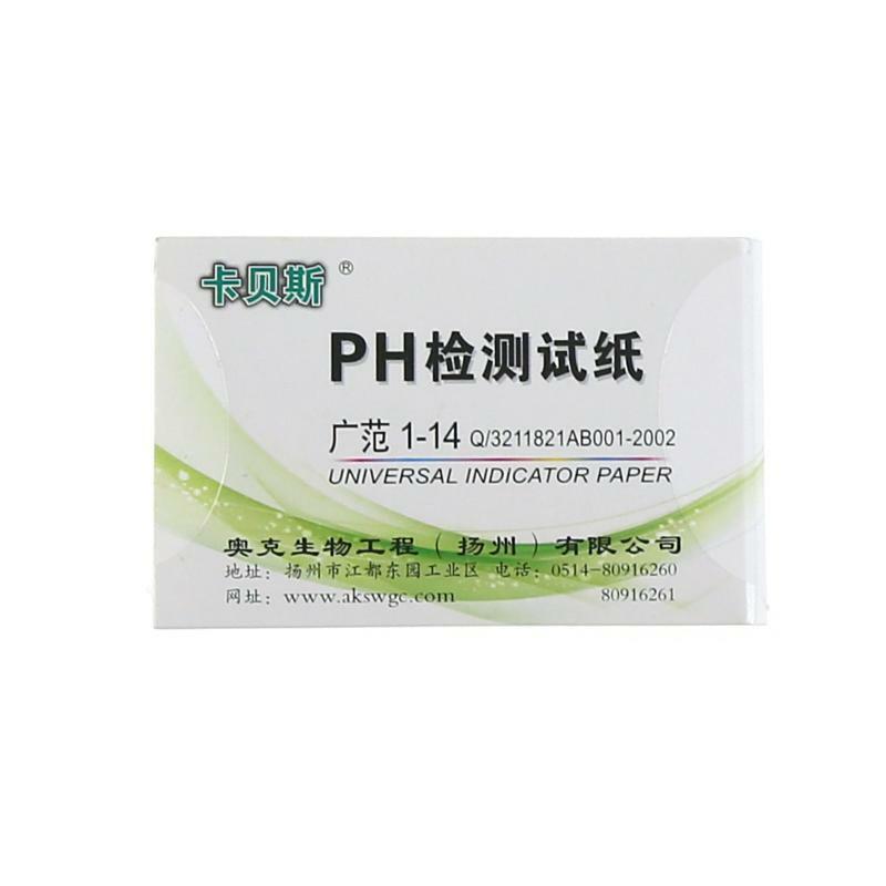 1セット = 80ストリップ! プロ1-14 phリトマス紙ph試験ストリップ水化粧品土壌酸度テストストリップコントロールカード
