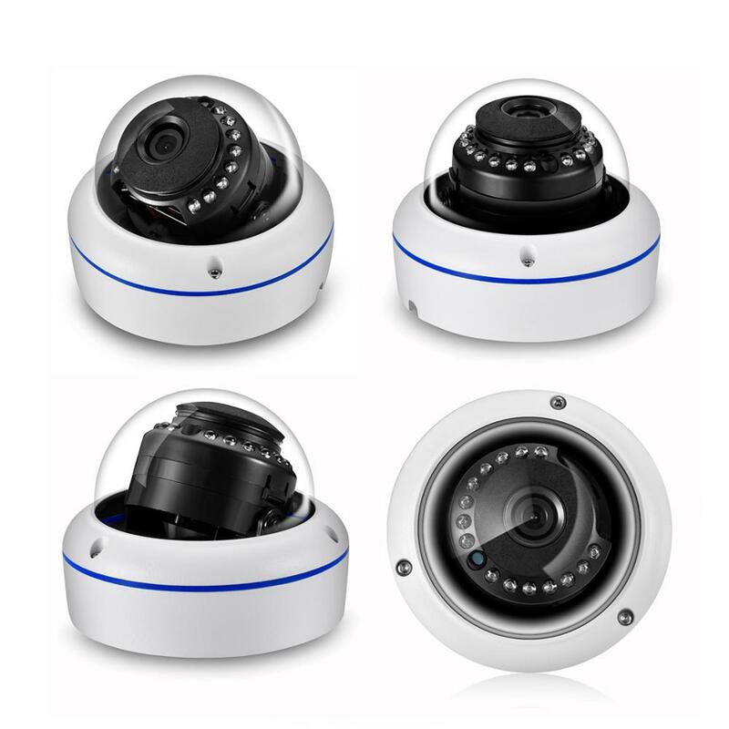 Gadinan 4 Channel POE NVR kit 5MP Audio PoE IP Camera CCTV System Outdoor Dome Waterproof Email Alert Video Surveillance Kit