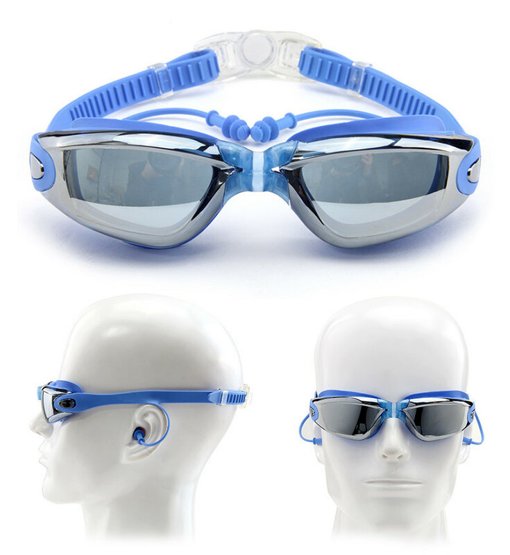 Berufs Schwimmen Brille Gläser für Männer Frauen Silikon Erwachsene Pool Gläser Optische wasserdichte Schwimmen Brillen