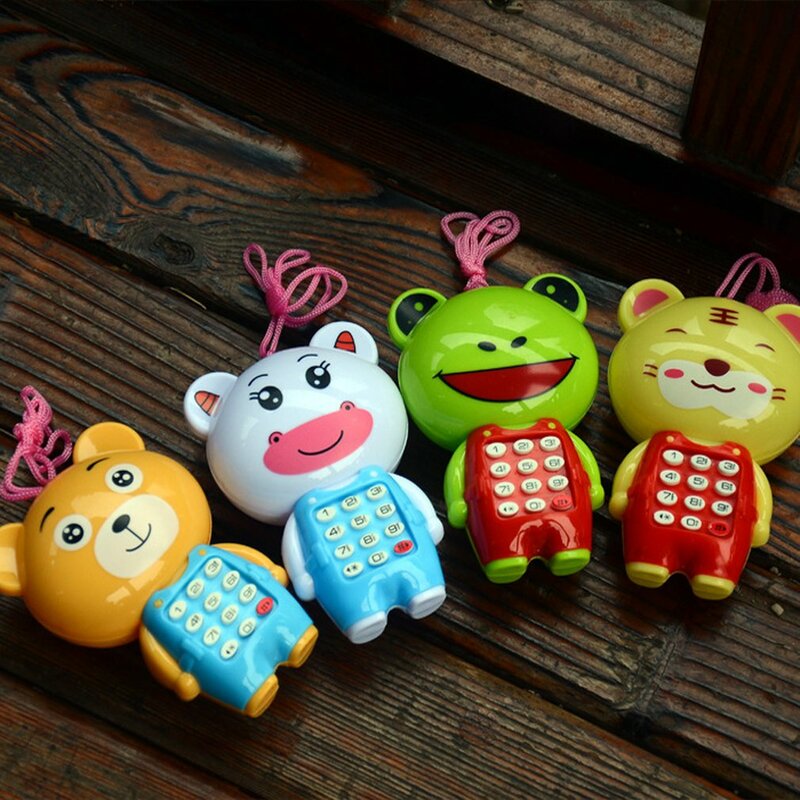 Creative Cartoon Music Phone Mobile Phone Baby Education Learning Toy Mobile Phone Model Machine Children'S Best Gift
