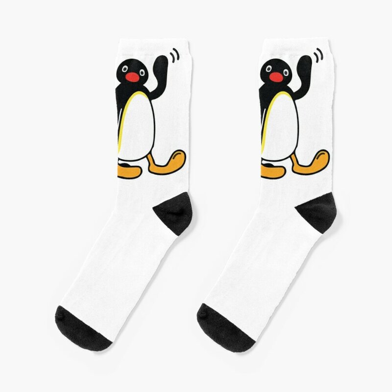 Pingu Animation Cartoons Funny Sock / Men's Socks