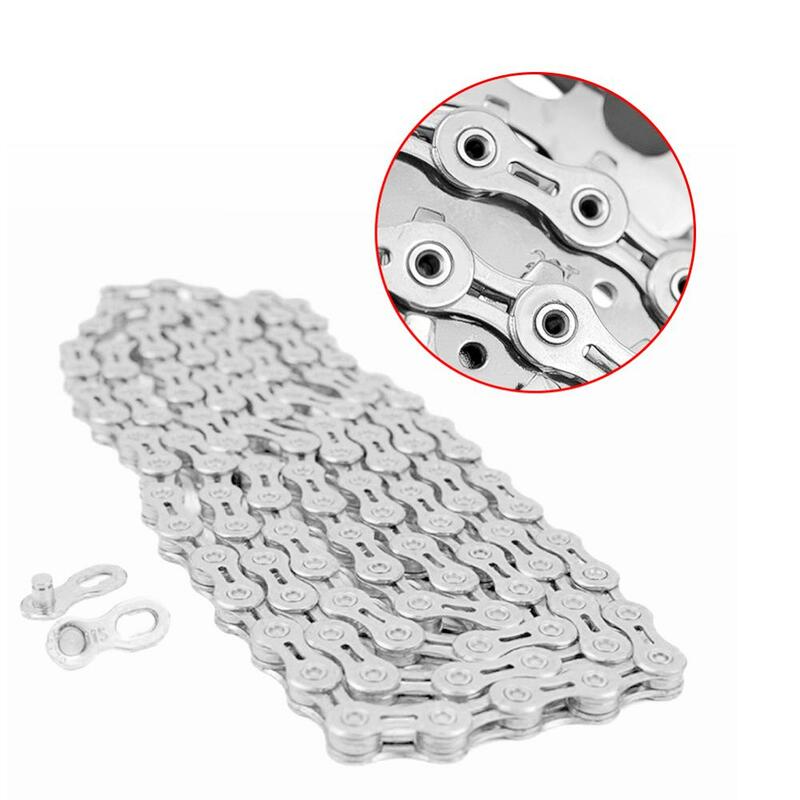 Bicycle Chains 9 10 Speed Velocidade Titanium Plated Ti Gold Silver Mountain Road Bike MTB Chain Part Cycling