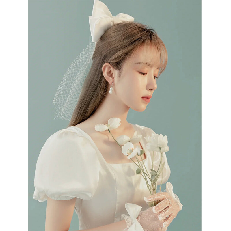 ETESANSFIN letni damski biały-mały wieczór-certyfikat-rejestracja-sukienka zaręczynowa, którą można nosić w zwykłym czasie