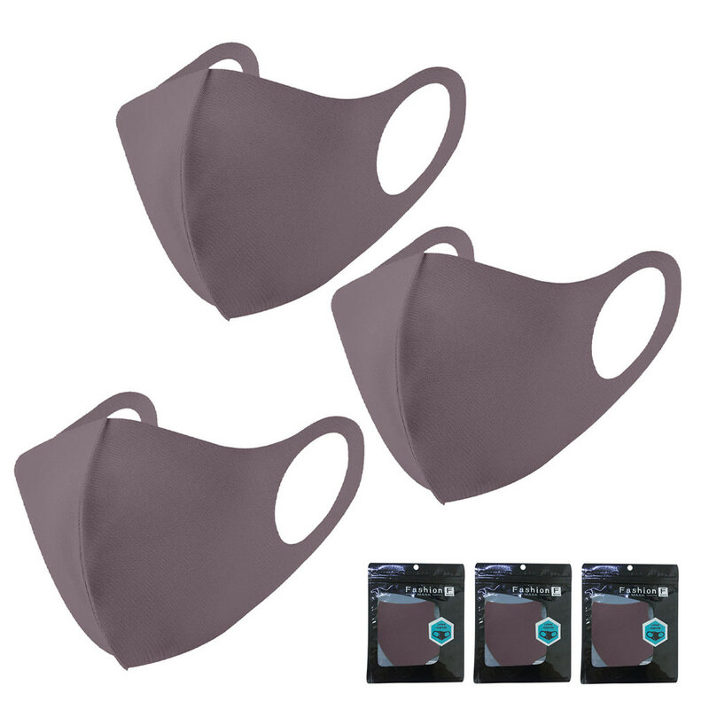 Комплект из 3 предметов, черный смываемая маска 3 Слои Health Cycling-хлопок рот маска для лица или Для мужчин Для женщин многоразовые mondkapjes wasbaar ...