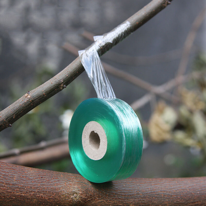 2CMX100M Grafting Tape Merenggang Perekat Grafting Film Khusus Pohon Buah Cangkok Alat Taman Mengikat Tape