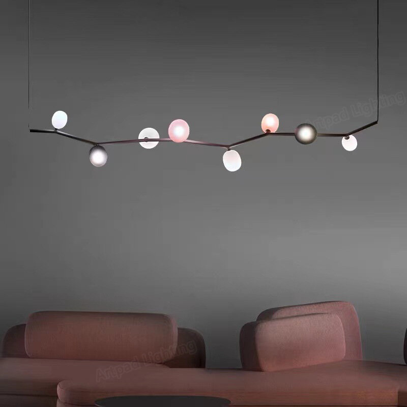 Nordic luz pingente para sala de estar restaurante villa barra mesa salão exposição lustre lâmpada iluminação decorativa pendurado