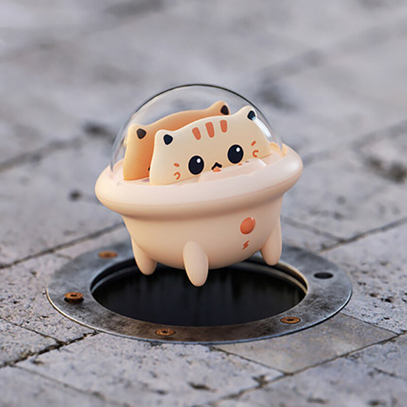 Wonderlife Mini 2 In 1 Mini Power Bank Cute Cat Portable Powerbank With LED Night Light Small External  Phone Charger