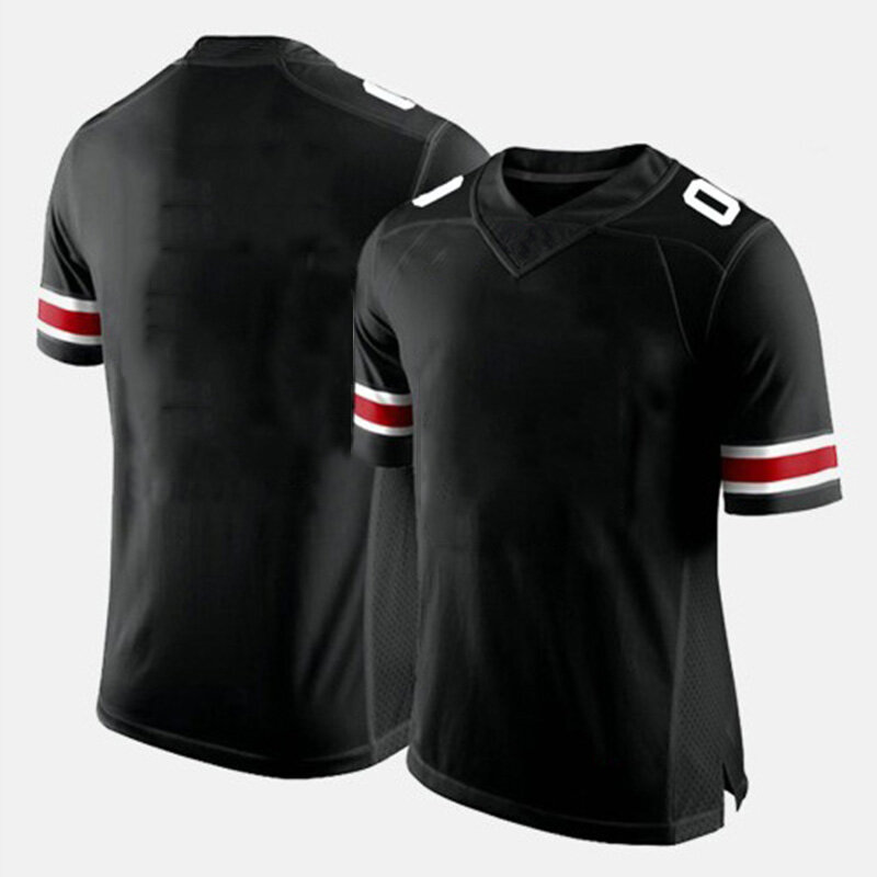 تخصيص الرجال غرزة أوهايو قميص جيرسي مشجعي كرة القدم الأمريكية الفانيلة الحقول دوبينز OLAVE جيرسي