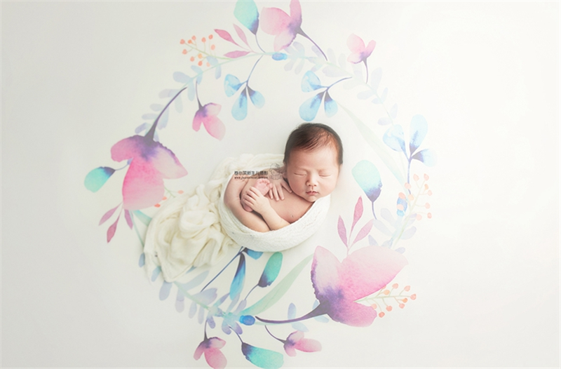 新生児写真小道具ブランケット新生児写真撮影背景ベビーマイルストーン