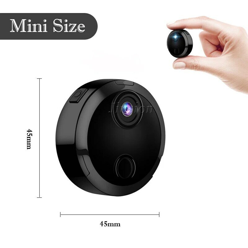 Мини-камера ночного видения HD, Wi-Fi, 1080P, беспроводная, с микродатчиком движения