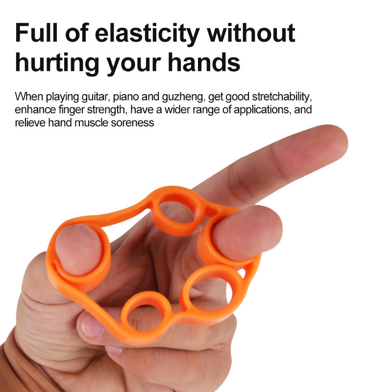 Uchwyty do kierownicy palec chwytak silikonowy wzmacniacz palec ręczny ekspander Fitness urządzenie do treningu palców ćwiczenia ręczne
