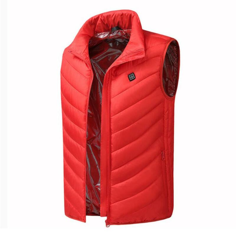 8領域加熱されたベストジャケットusb男性冬電気温水sleevlessジャケット旅行 куртка с подогревом 屋外チョッキハイキング