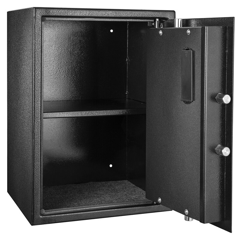 ZOKOP-caja fuerte de seguridad H500 * W380 * D330 mm, depósito de código electrónico, muebles negros y tapicería/muebles de oficina/archivo 180821312