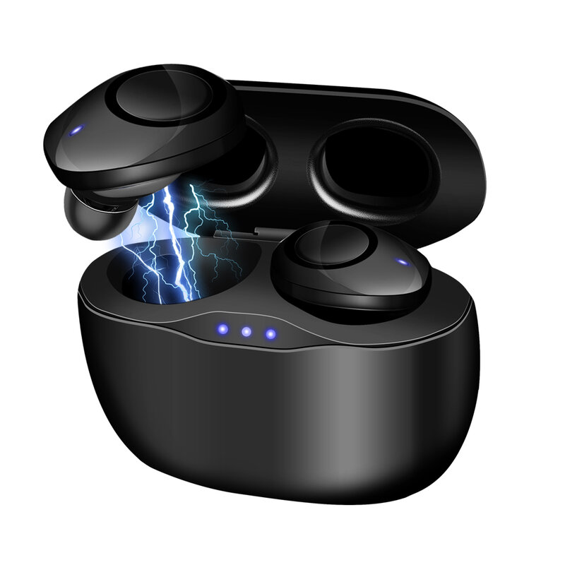 T20 TWS Bluetooth 5.0หูฟังกล่องชาร์จหูฟังไร้สาย8D สเตอริโอกีฬาหูฟังกันน้ำพร้อมไมโครโฟน