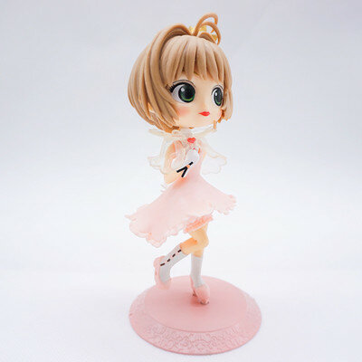 Poupée princesse de dessin animé japonais, 10cm, figurine d'action pour filles roses, robe de mariée en PVC, modèle de jouets de Collection
