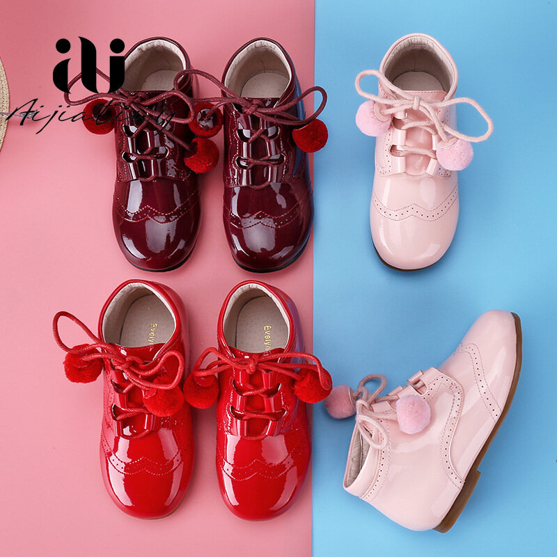 Botas de moda para niña pequeña, Zapatos para niño, botas para niña, Botines de cuero genuino para bebé 2020