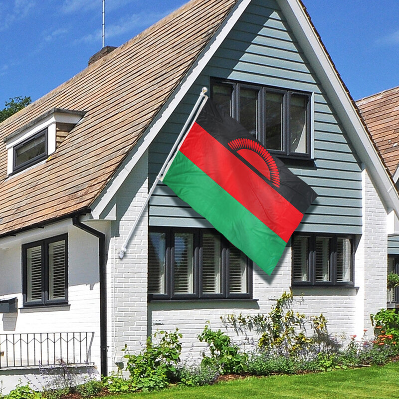 Malawi Vlag Land Banner Afrikaanse Republiek Wimpel