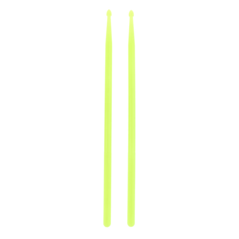 Feinsten 2x 5A Polyester Faser Leucht Trommel Sticks Glow In The Dark für Trommel Player 41,2x1,4 cm