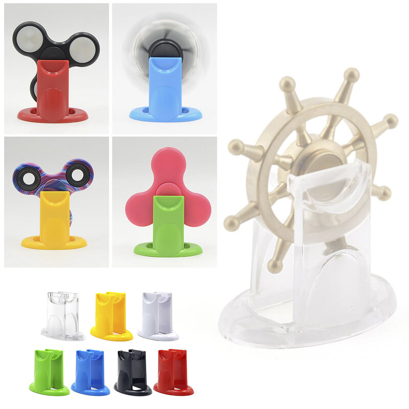 Wyświetlacz stentu uchwyt do Fidget ręcznie Spinner dzieci dorosłych Stress Reliever zabawki 6 kolorów dostępne