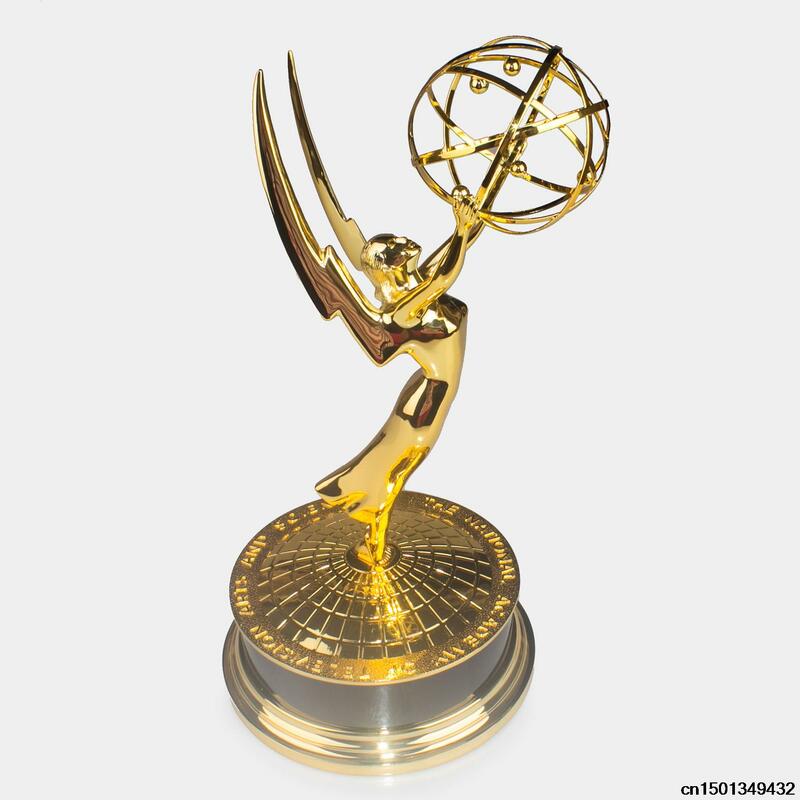 2018 28cm metallo Emmy trofeo fabbrica direttamente vendite Emmy trofeo premi con spedizione gratuita