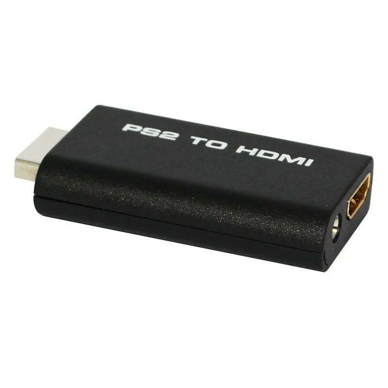 HDV-G300 PS2 zu HDMI 480i/480p/576i Audio Video Converter Adapter mit 3,5mm Audio Ausgang Unterstützt alle PS2 Display Modi