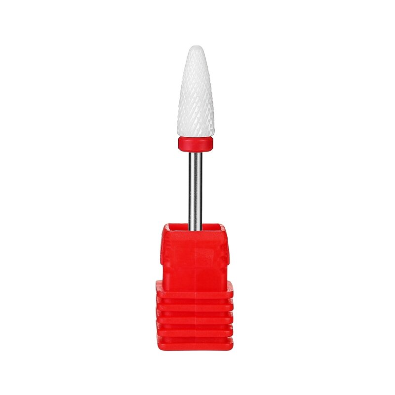 Meisha 1pcs Ceramic Nail Drill Bits Cutter For Manicure Rotary Electric Nail Files 2.35 rod Filing Manicure Nail Art Tool HF0012