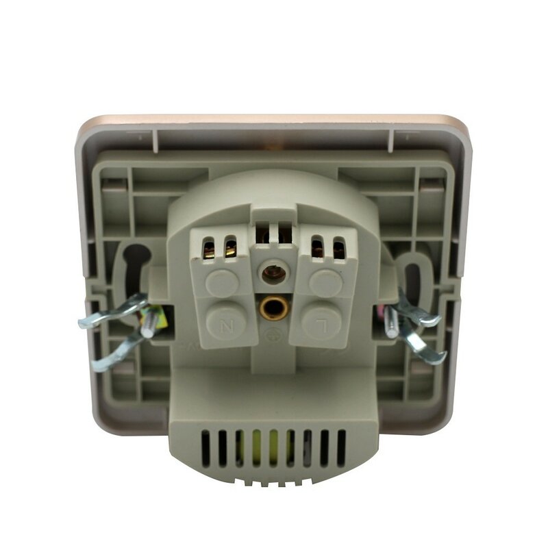 3 kleuren Smart Home Beste Dual Usb-poort 2000mA Wall Charger Adapter 16A EU Standaard Stopcontact Stopcontact panel