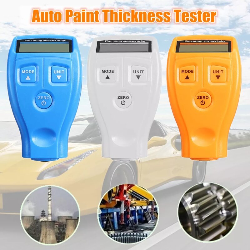 Digitale Auto Laagdiktemeter Auto Paint Meter Tester Hoge Precisie Laagdiktemeter