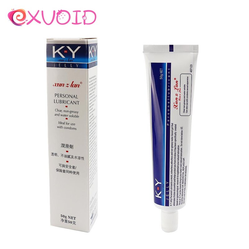 EXVOID 50g Lubricant for Anal Water Based Lube Massage Oil Sex Toys for Gay Couples Vagina Lubrication Gel Silk Touch