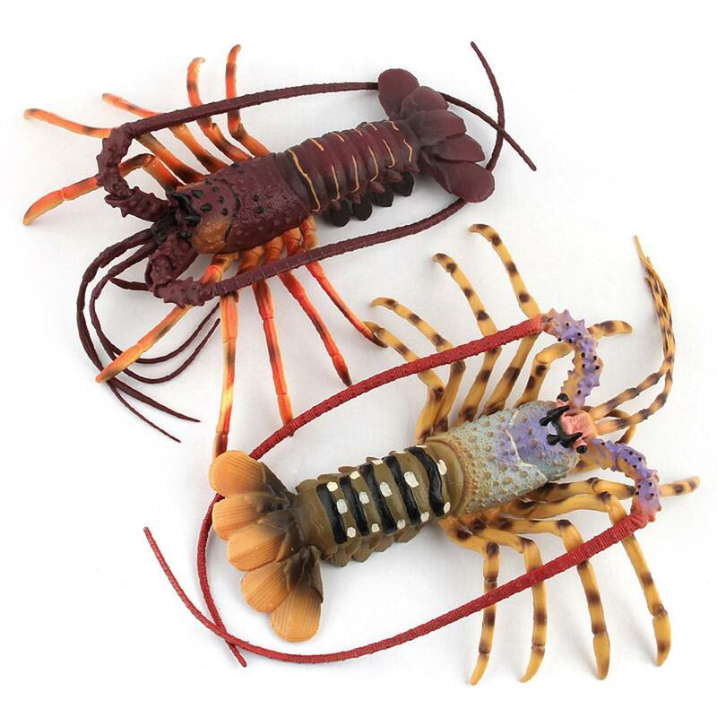 Rctown crianças simulação lagosta animal modelagem puzzle brinquedo decoração