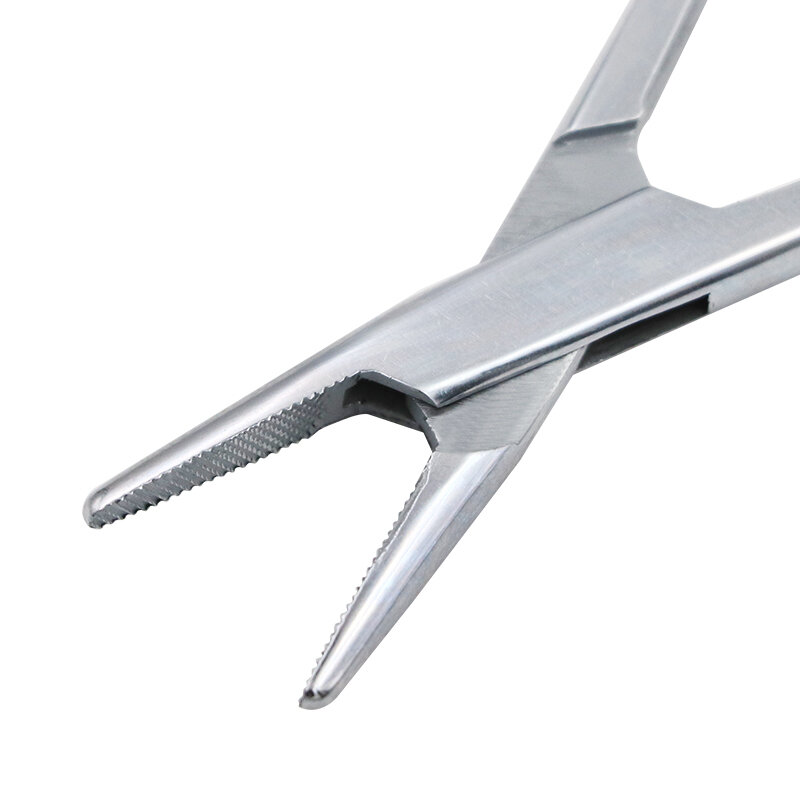 Alicates de soporte de aguja Dental, pinzas de acero inoxidable de 16cm/18cm, pinzas de ortodoncia, equipo de instrumentos para dentista, 1 ud.