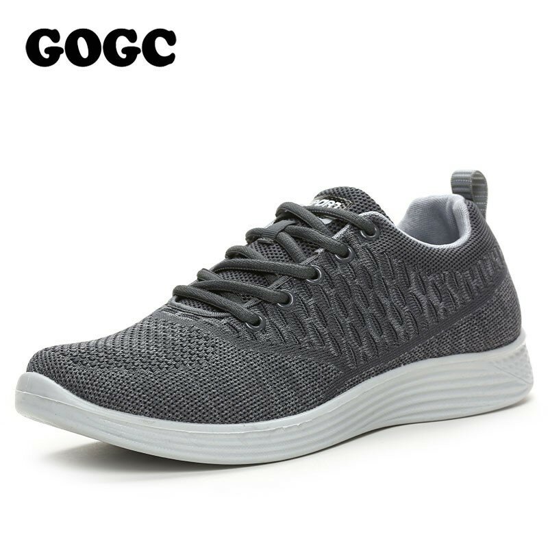 GOGC – chaussures vulcanisées noires pour hommes, baskets de sport à enfiler, en toile, G337