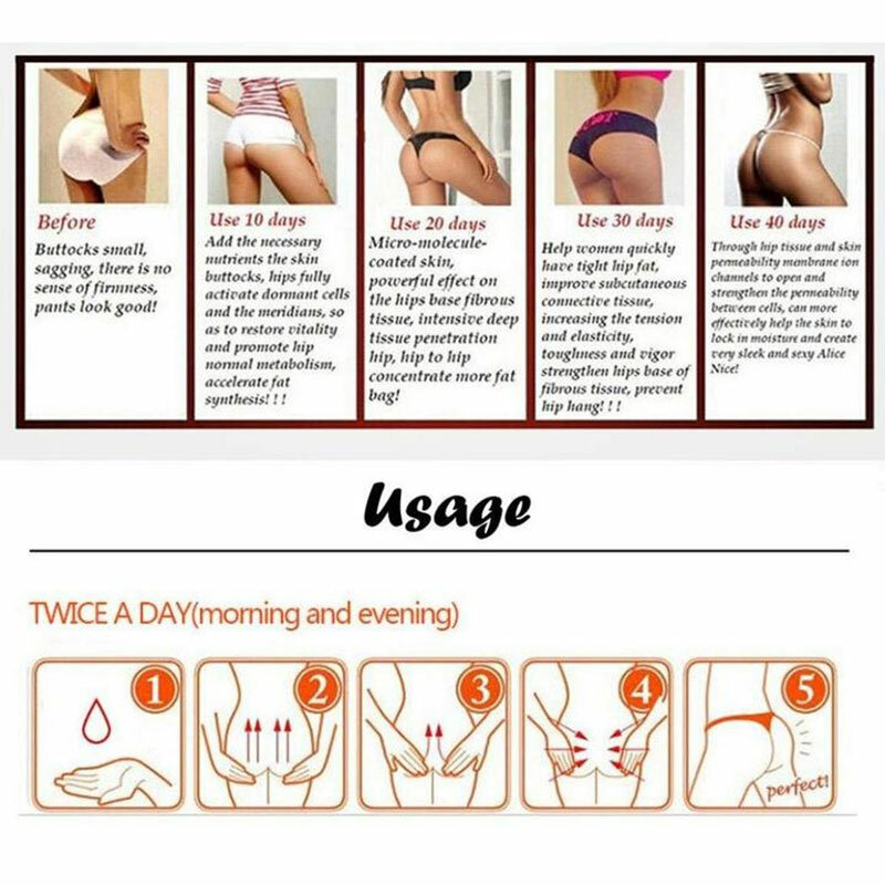 1Pc Hüfte Heben Gesäß Verbesserung Massage Öl Ätherisches Öl Creme Ass Liftting Up Sexy Dame Hüfte Lift Up butt Gesäß Enhance25