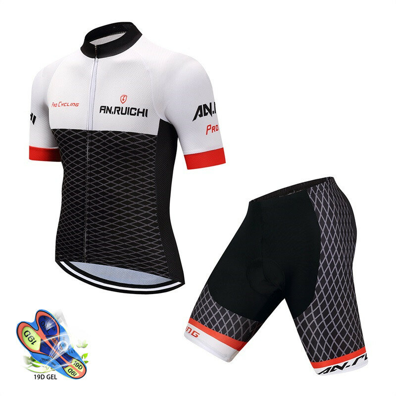 Summer Cycling Jersey Set Men's Short Sleeve Cycling Clothing Sportswear Outdoor Mtb Ropa Ciclismo Bike Wear