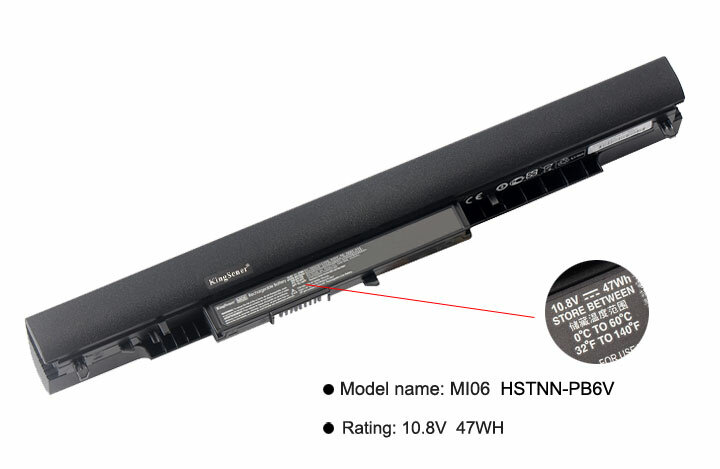 La batteria del computer portatile di KingSener MI06 per HP TPN-1124 10.8V 47WH libera 2 anni di garanzia