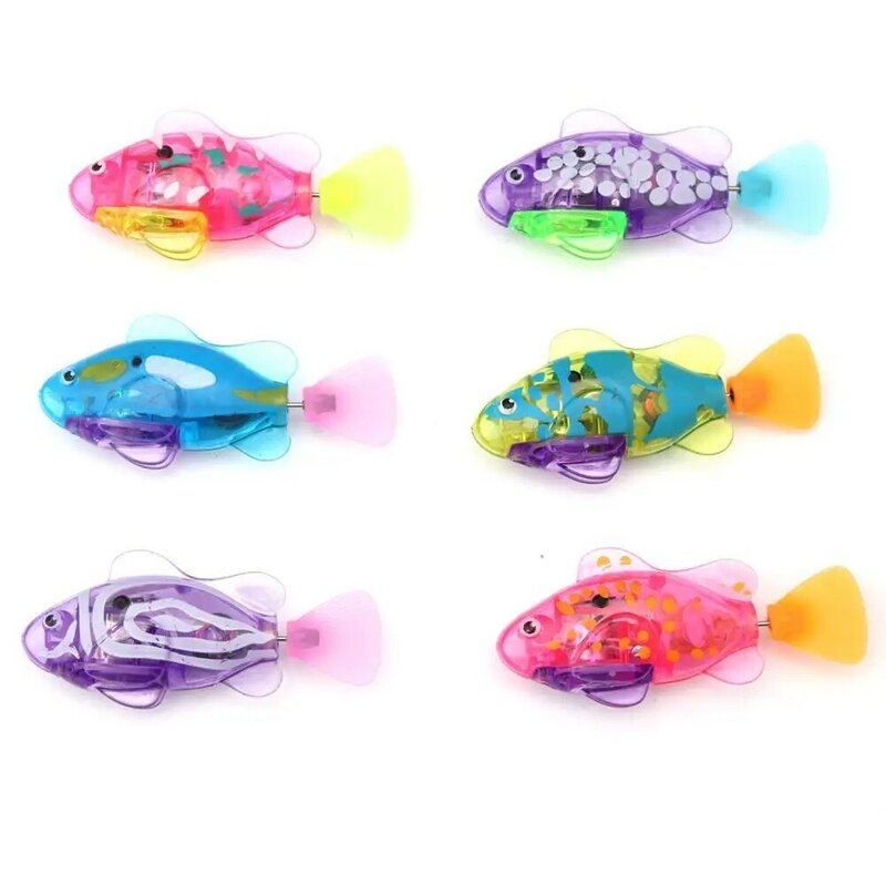 新しい面白い水泳電子水泳魚のバッテリ駆動おもちゃの魚ペットのためタンク飾る魚高品質