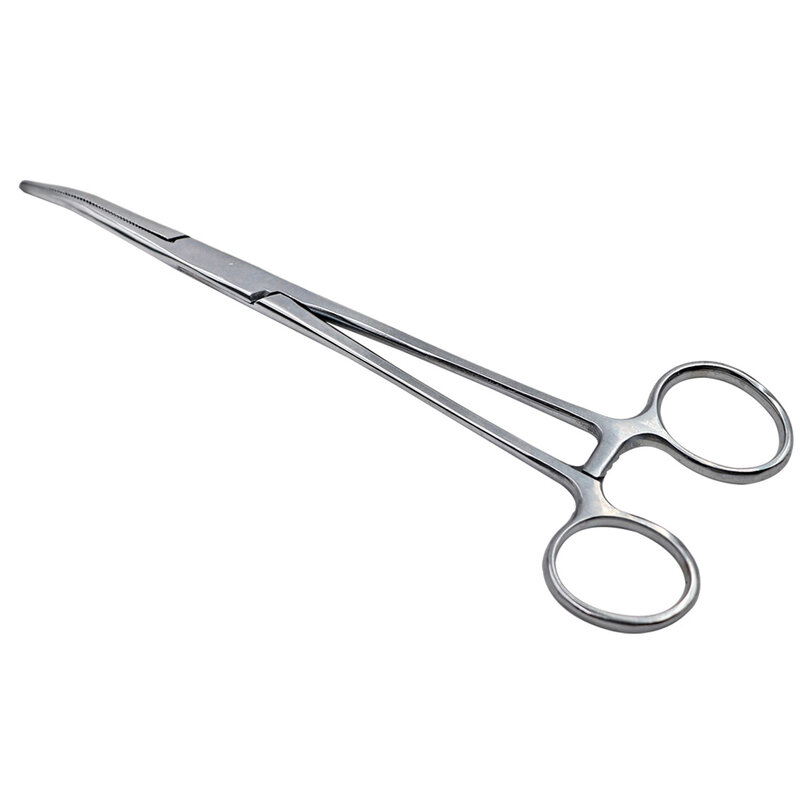 1pc Medical Dental Surgical Curved Hemostatic Forceps 14cm/16cm/18cm Stainless Steel