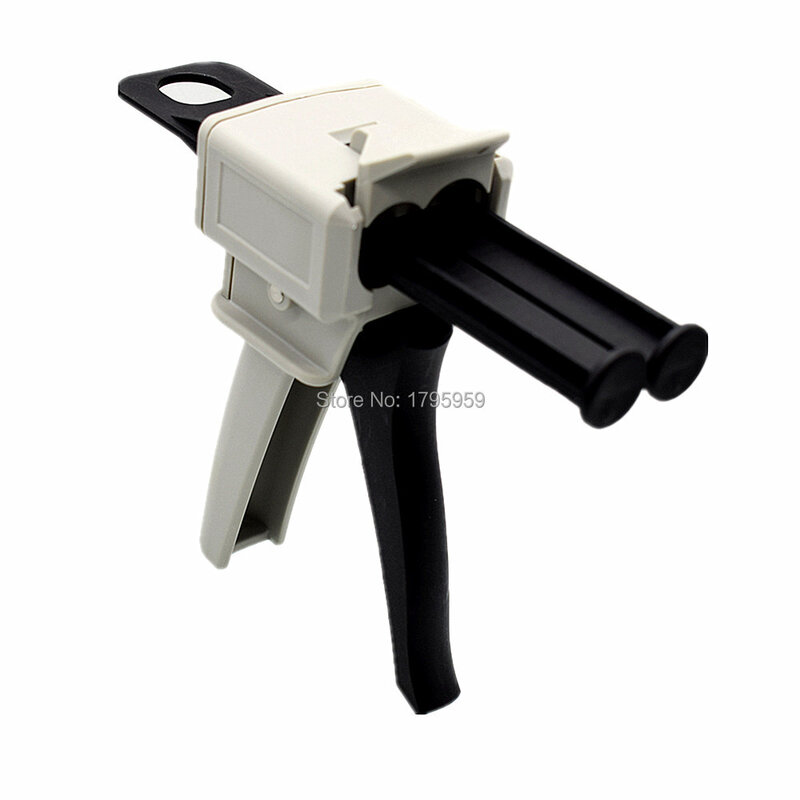 50ml 1:1 AB Glue Gun Manual Caulking Gun Applicator AB Epoxy Glue Adhesive Applicator for 50ml 1:1 Glue Adhesive Dispensing