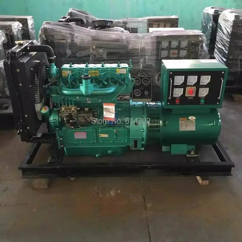 Дизельный генератор weichai Ricardo 30 кВт с дизельным двигателем ZH4100D и щеточным генератором/дизельным генератором для электроэнергии