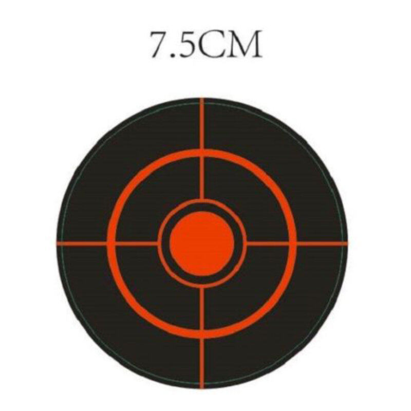 250 Pcs/ม้วน7.5ซม.Splatter เป้าหมายสติกเกอร์ยิงการออกกำลังกายสติกเกอร์ชุด Shot ฝึก Targete กระดาษอุปกรณ์ยิงธน...