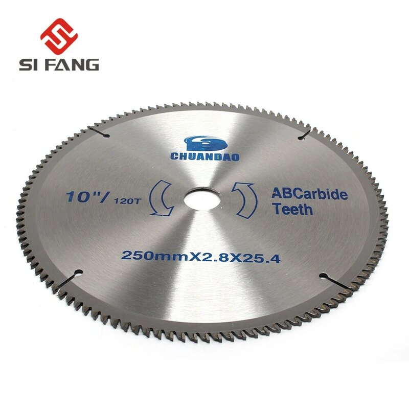Disco de serra circular de madeira, 4-14 polegadas, 110mm-350mm, disco de corte de liga de madeira e alumínio